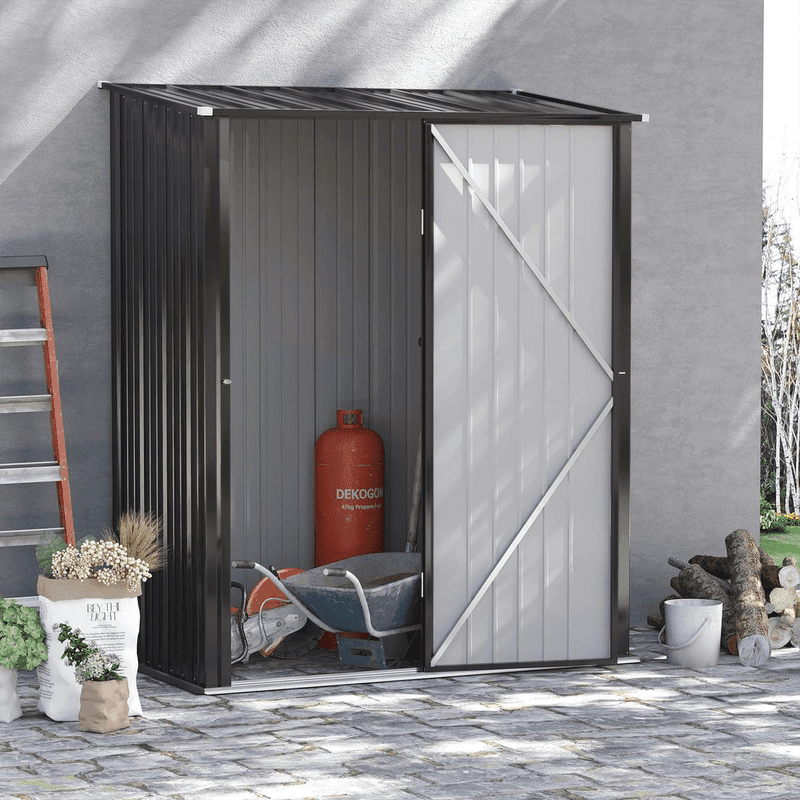 Outsunny Outdoor Storage Shed Steel Outsunny Outdoor Storage Shed Steel
