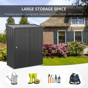 Outsunny Outdoor Storage Shed Steel Outsunny Outdoor Storage Shed Steel
