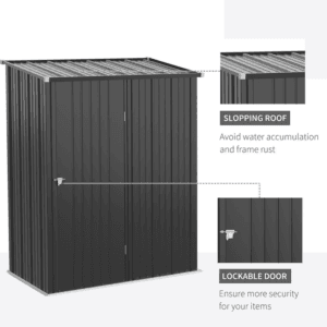 Outsunny Outdoor Storage Shed Steel Outsunny Outdoor Storage Shed Steel