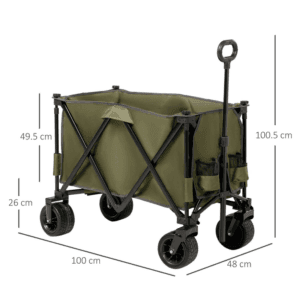 Outsunny Garden Trolley Collapsible