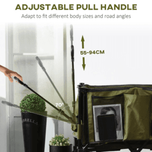 Outsunny Garden Trolley Collapsible