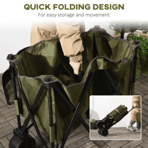 Outsunny Garden Trolley Collapsible