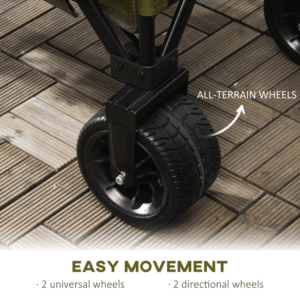 Outsunny Garden Trolley Collapsible