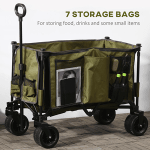 Outsunny Garden Trolley Collapsible