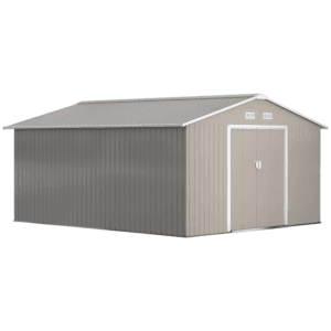 Outsunny Garden Shed Yard Store 12.5ft x 11ft