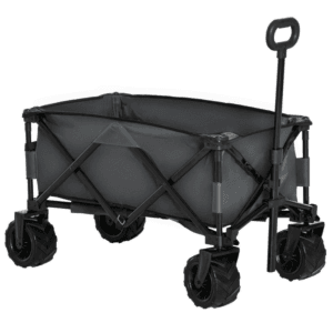Outsunny Cart Folding Cargo Wagon Trailer