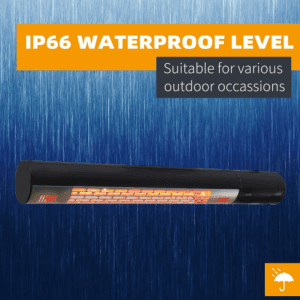 Outsunny Electric Halogen Heater 1500W