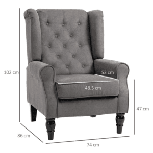 Homcom Accent Armchair Wingback