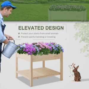 Outsunny Elevated Planting Bed Stand