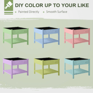 Outsunny Elevated Planting Bed Stand