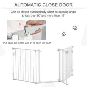 PawHut 3-Panel Playpen Safety Gate