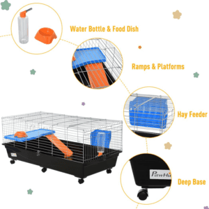 PawHut Small Animal Cage 119cm