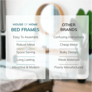 House of Home Single Metal Bed Frame