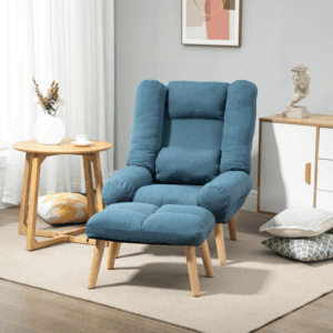 Homcom Recliner w/ Ottoman 3-Position