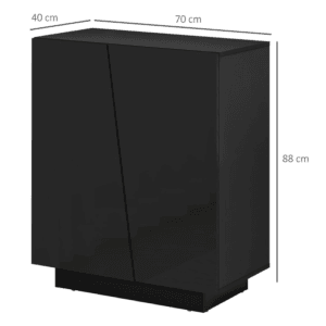 Homcom Storage Cabinet Black