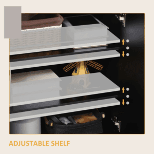 Homcom Storage Cabinet Black