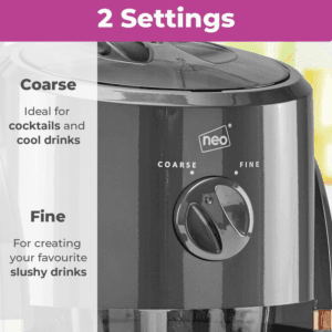 Neo Grey & Copper Ice Crusher Slush Machine