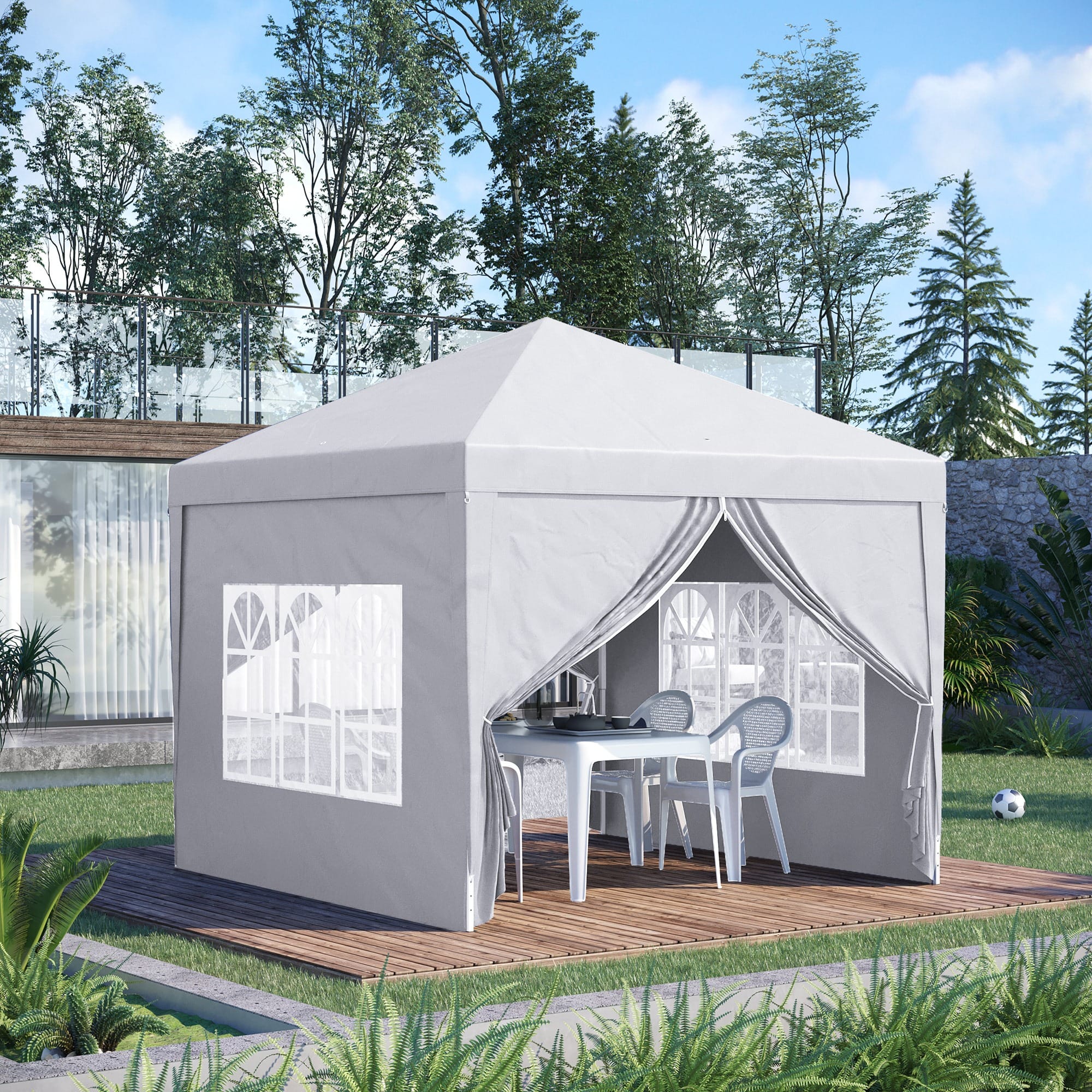 Outsunny Pop Up Gazebo 3mx3m Outsunny Pop Up Gazebo 3mx3m