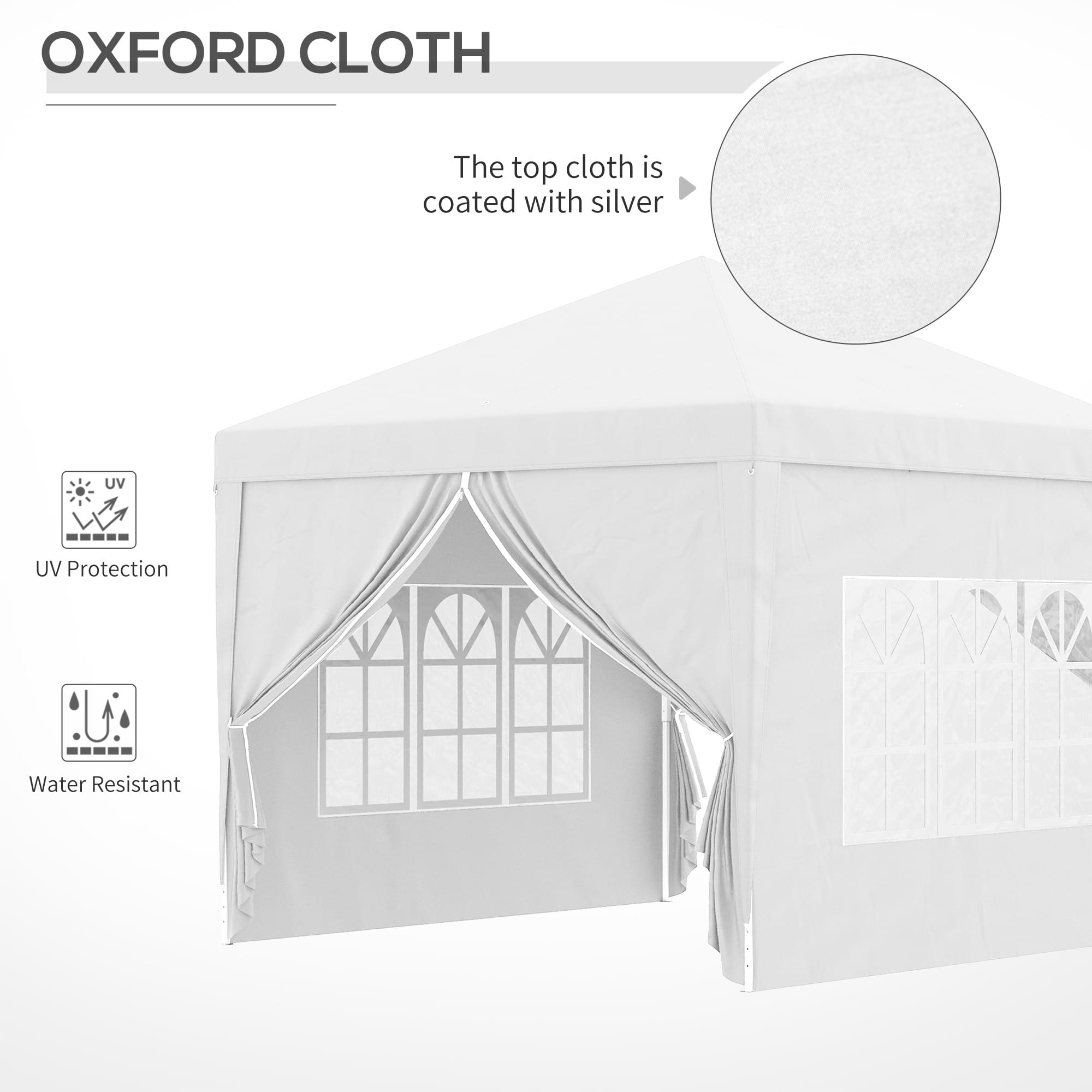 Outsunny Pop Up Gazebo 3mx3m Outsunny Pop Up Gazebo 3mx3m