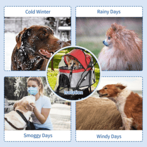 PawHut Dog Pram Rain Cover