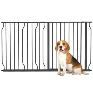 PawHut Pet Safety Barrier w/ Door