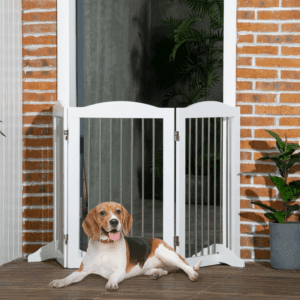 PawHut Foldable Dog Gate for Doorways