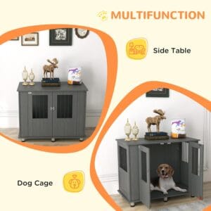 PawHut Dog Crate Cage for Medium/Large Dog
