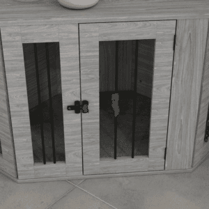 PawHut Dog Crate Furniture w/ Cushion