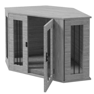 PawHut Dog Crate Furniture w/ Cushion