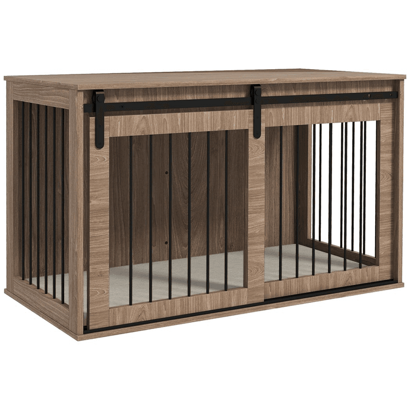 PawHut Dog Crate Furniture with Cushion PawHut Dog Crate Furniture with Cushion