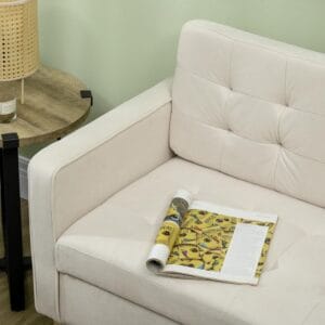 HOMCOM Compact Loveseat 2 Seater