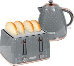 Homcom Kettle & Toaster Set 1.7L/4 Slice