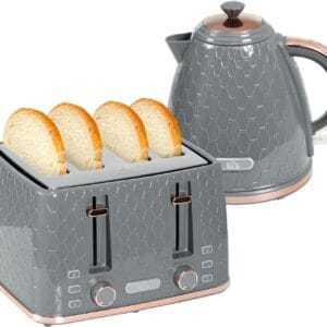 Homcom Kettle & Toaster Set 1.7L/4 Slice