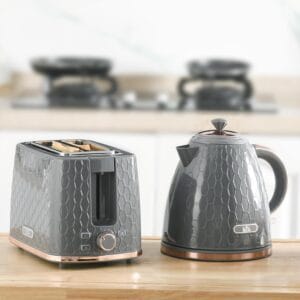 Homcom Kettle & Toaster Set 1.7L/2 Slice