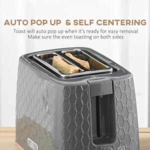 Homcom Kettle & Toaster Set 1.7L/2 Slice