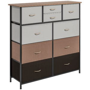 Homcom Chest of Drawers Fabric Dresser