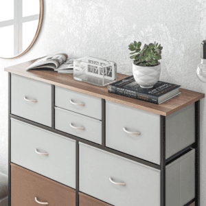 Homcom Chest of Drawers Fabric Dresser