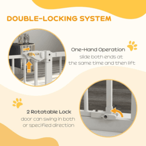 PawHut Adjustable Safety Gate