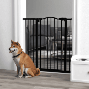 PawHut Adjustable Metal Pet Gate