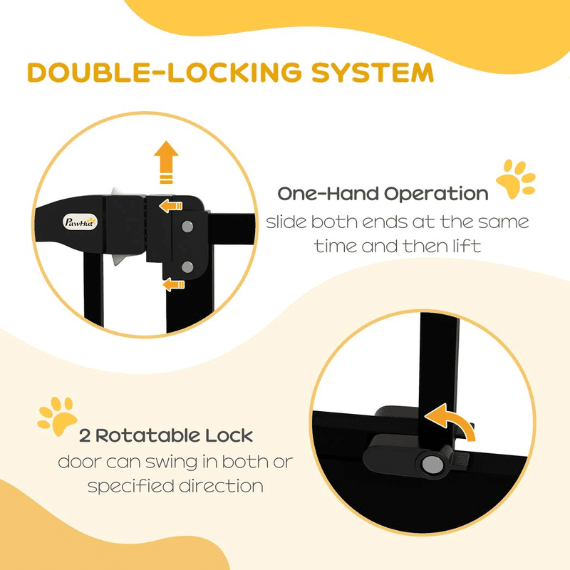 PawHut Adjustable Metal Pet Gate PawHut Adjustable Metal Pet Gate