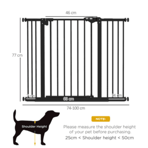 PawHut Adjustable Safety Gate