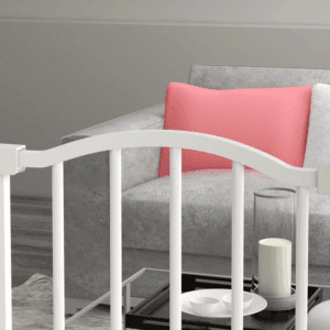 PawHut Adjustable Metal Pet Gate