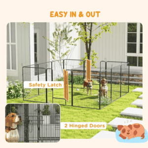 PawHut Puppy Play Pen Heavy Duty 12 Panels