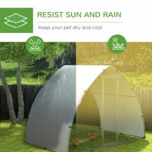 PawHut Walk-In Chicken Run