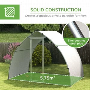 PawHut Walk-In Chicken Run