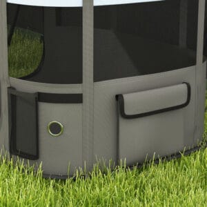 PawHut Dog/Cat Pen Portable Grey