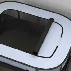 PawHut Portable Dog/Cat Pen Grey