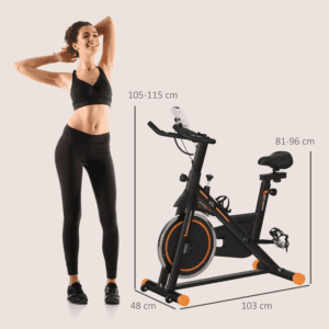 Homcom Exercise Bike w/ LCD Display