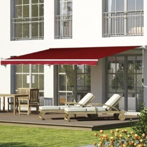 Outsunny Retractable Patio Awning