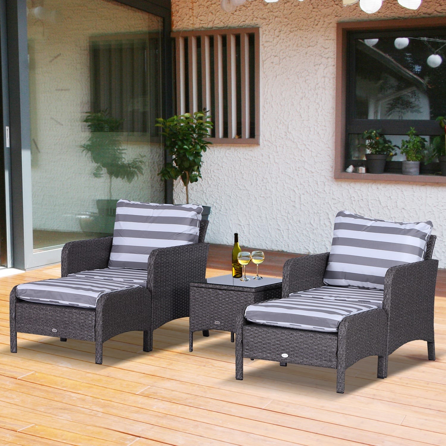 Outsunny Garden Furniture Set 5pc Outsunny Garden Furniture Set 5pc